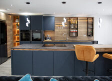 Kitchen with island