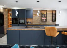 Kitchen with island