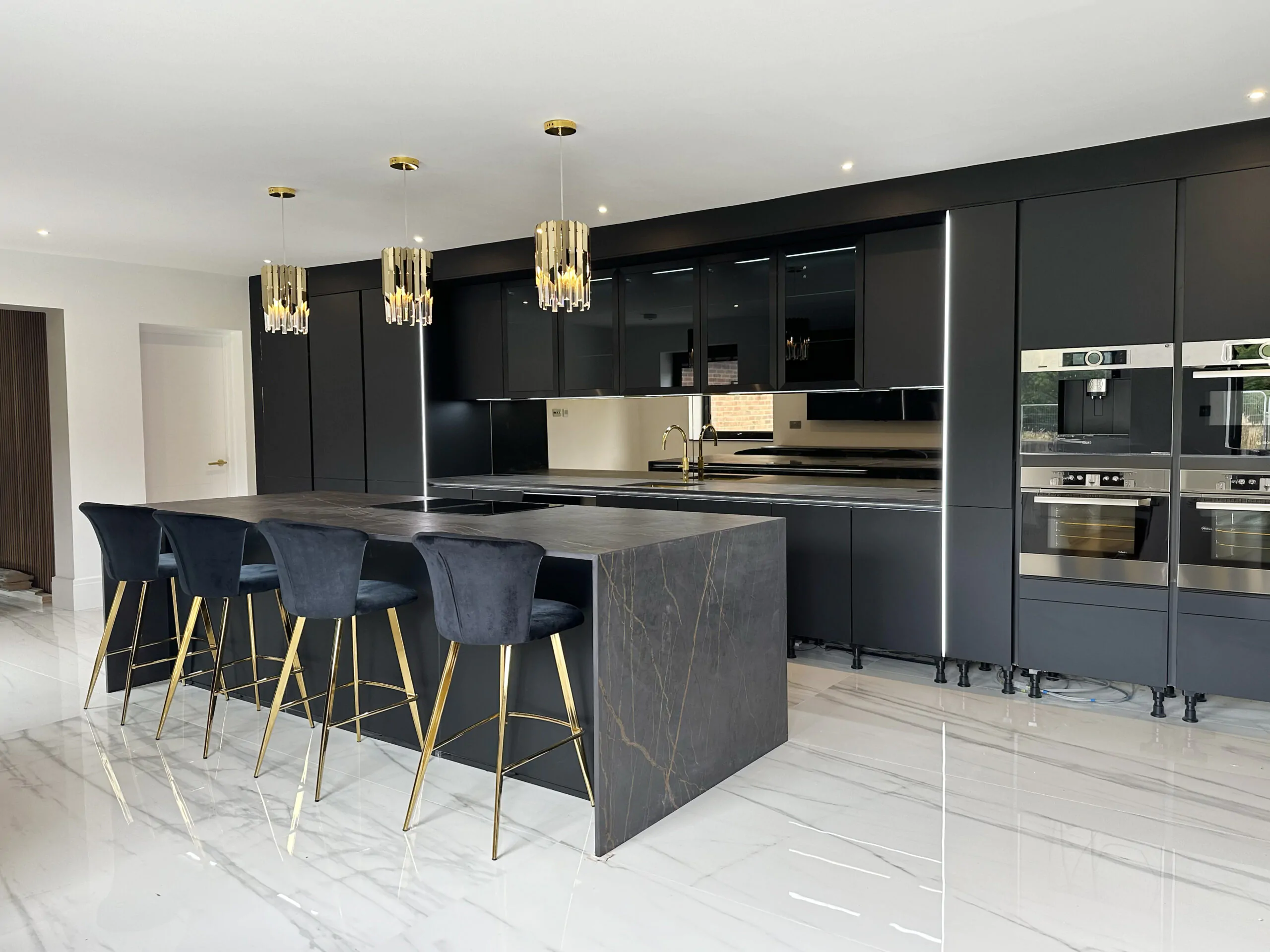 Open plan kitchen