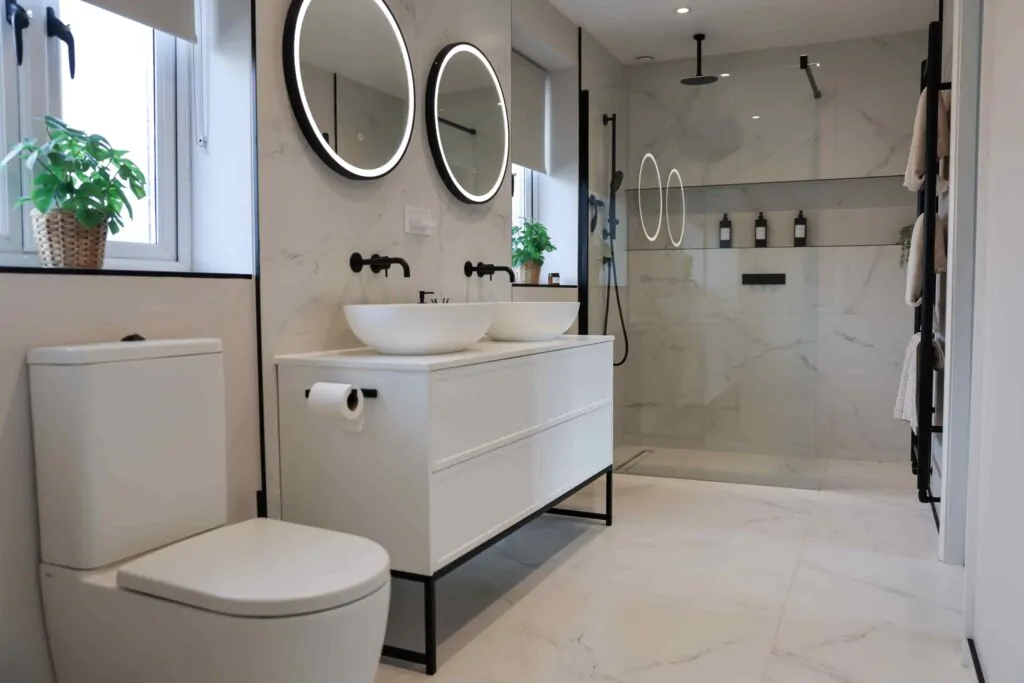 light modern bathroom